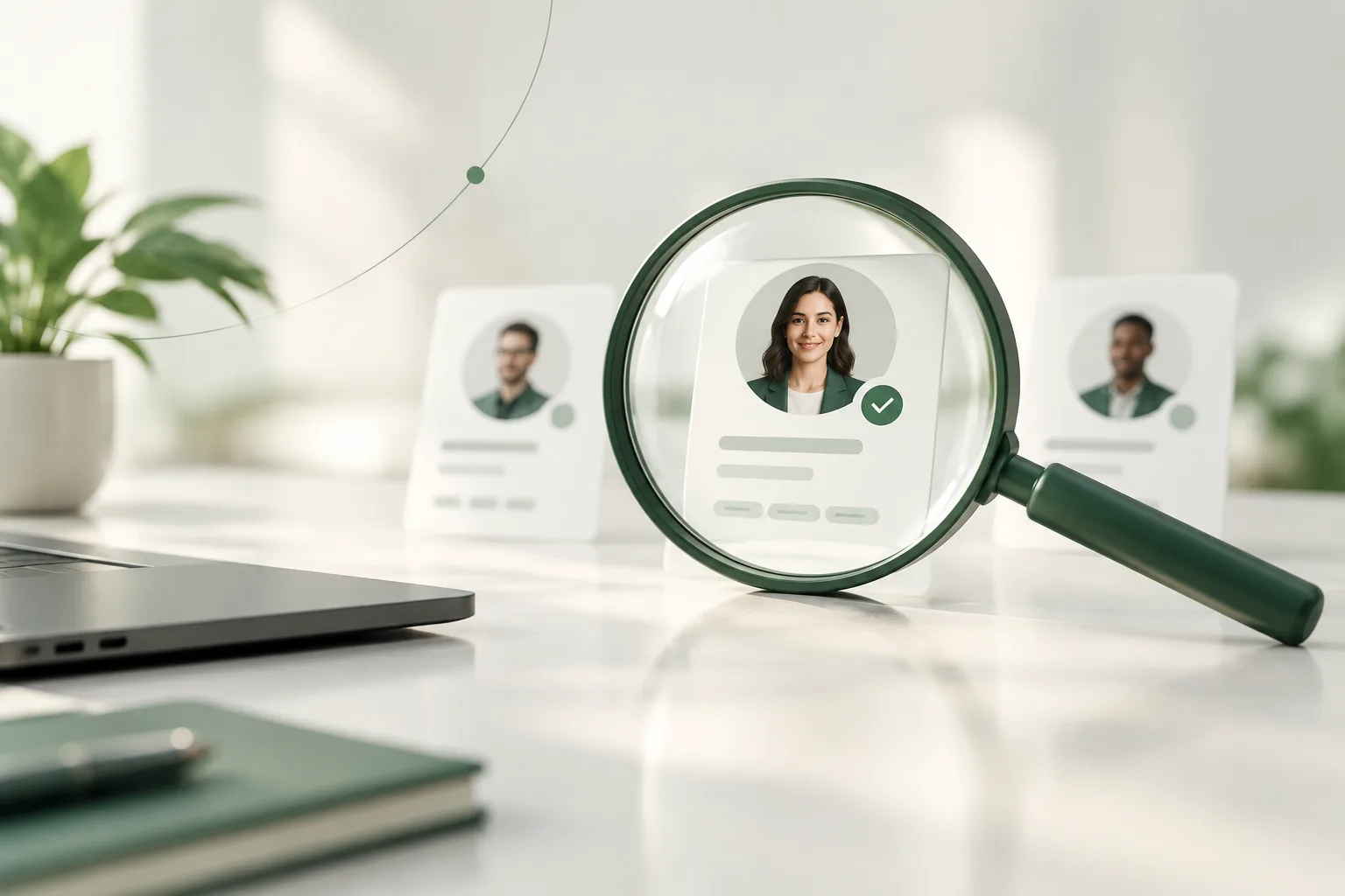 Loupe sur un profil de talent présélectionné par Maldia